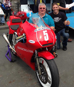 Bilown 2014 Prizegiving in Castletown Square - 2nd in Best Prepared Race Bike. Picture by Connaire Graham